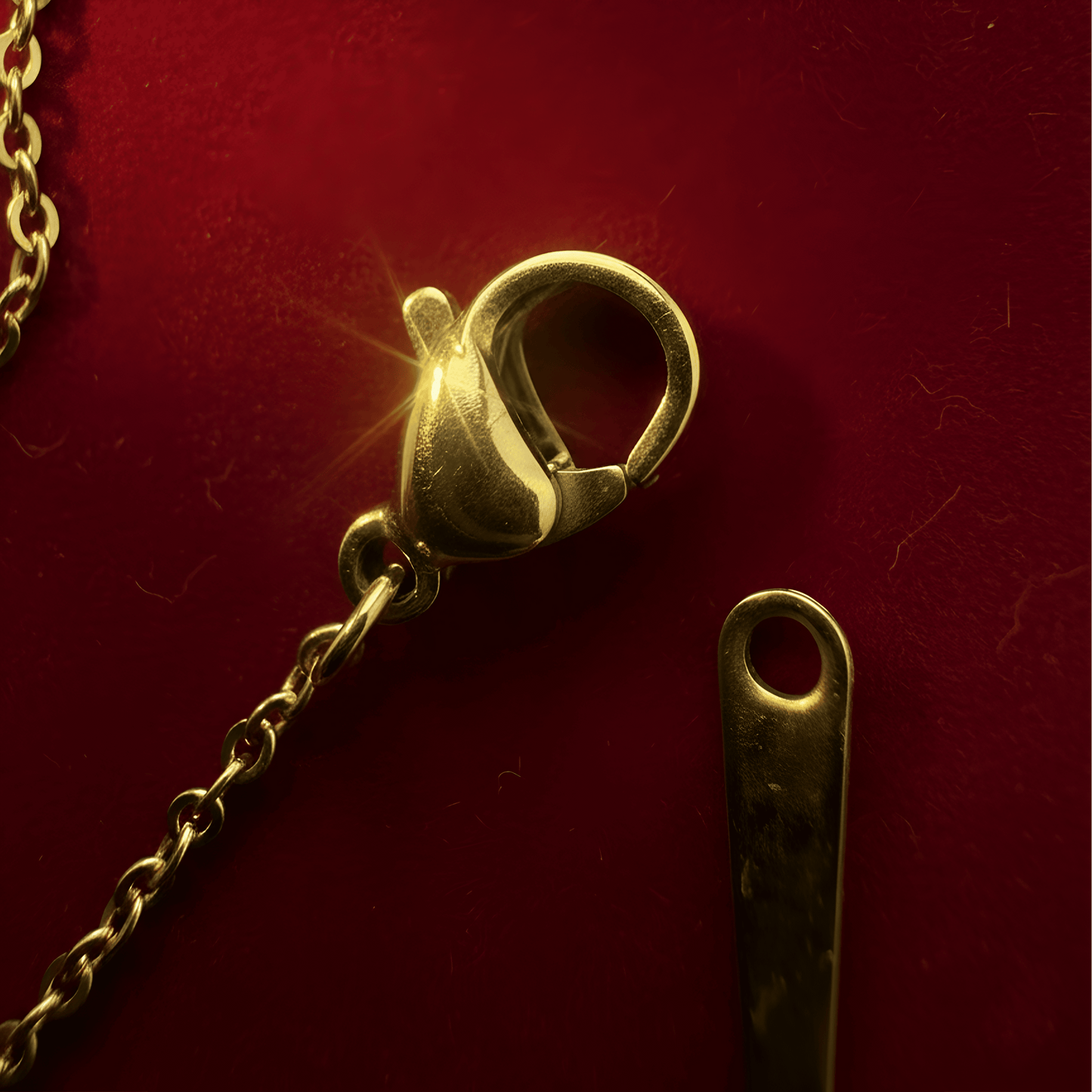 silver and gold double heart necklace